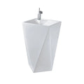 Bathroom Luxury Wash Basin Western Style Pedestal Sink