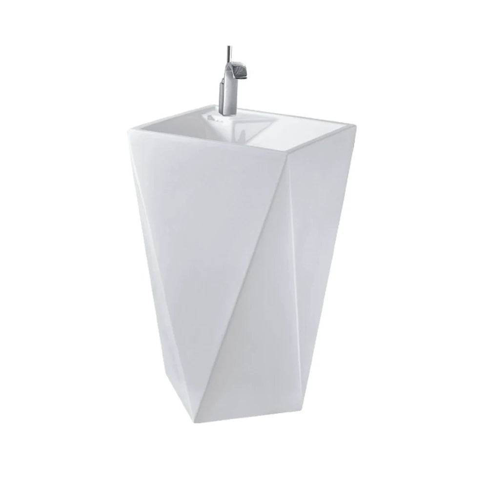 Bathroom Luxury Wash Basin Western Style Pedestal Sink