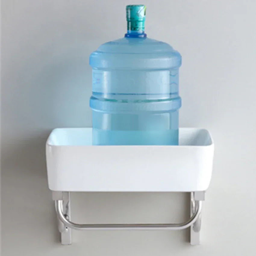 Household Balcony Wash Basin Simple Assembly Washbasin Small Unit Bathroom Ceramic Washbasin Sink With Stainless Steel Bracket